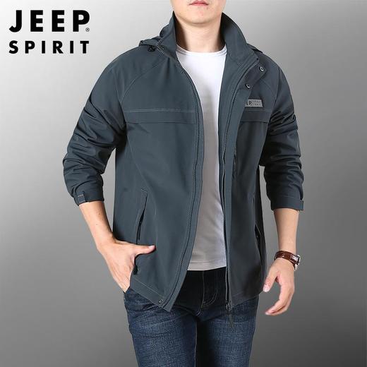 JEEP SPIRIT夹克男春秋冬季潮流百搭商务休闲上衣宽松外套HL66011 商品图3