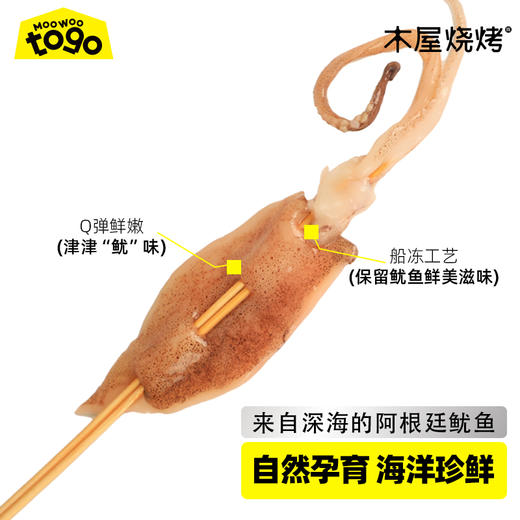 深海双拼鱿鱼串（5串/约100克） 商品图1