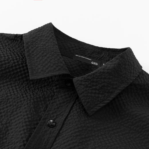 GXG男装【泡芙格】25秋季时尚休闲日常通勤简约百搭男式长袖衬衫K&C 商品图5