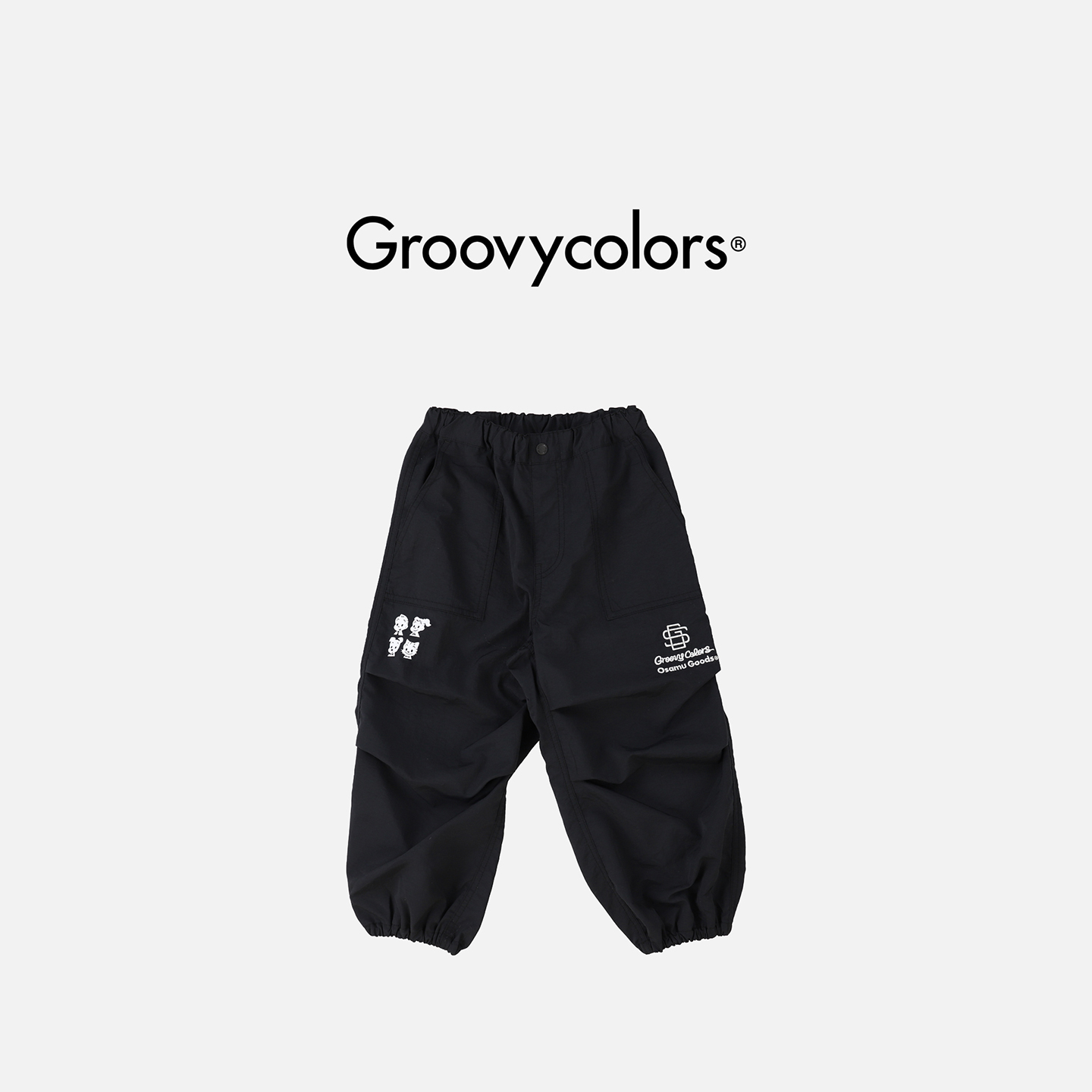 日本GC童装 Groovycolors 原田治尼龙塔夫绸长裤