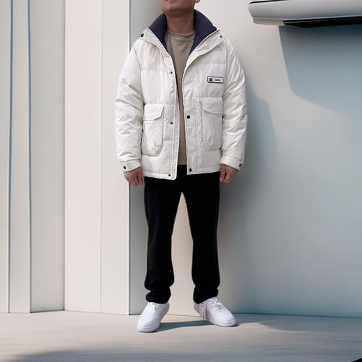 双星名人男款免洗羽绒服549539 商品图1