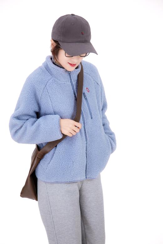 立领摇粒绒开衫外套 商品图0