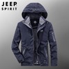 JEEP SPIRIT男士夹克春秋季户外休闲运动可脱卸外套潮男HL7007 商品缩略图0
