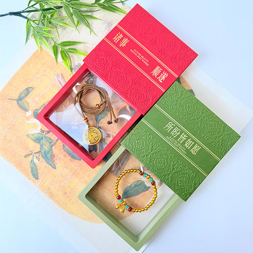 新款！灵珠 沙金手串/项链/福禄罗盘 手工串珠 多款可选 商品图12