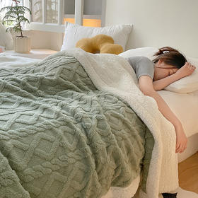 双层加厚风 塔芙绒加厚毛毯【冬季床品专场】