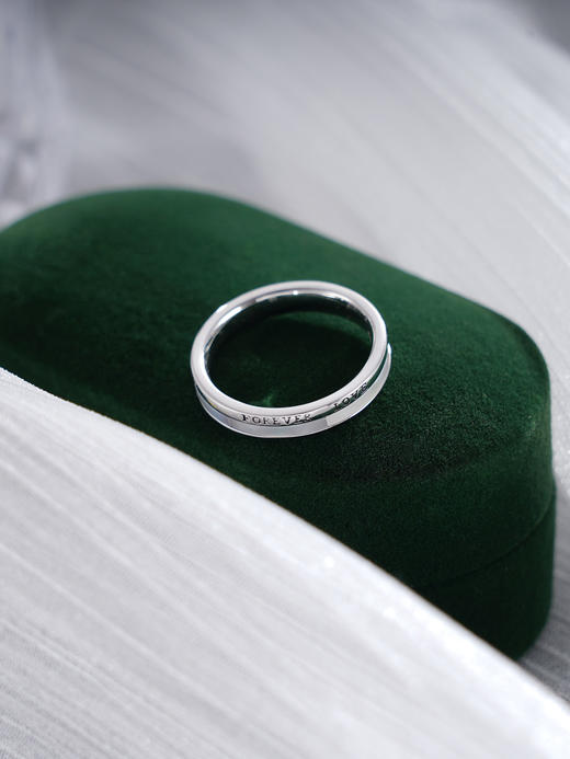 子佩集S925银【永恒之爱】戒指【JL070368】纯银时尚锆石白贝母2410 商品图0