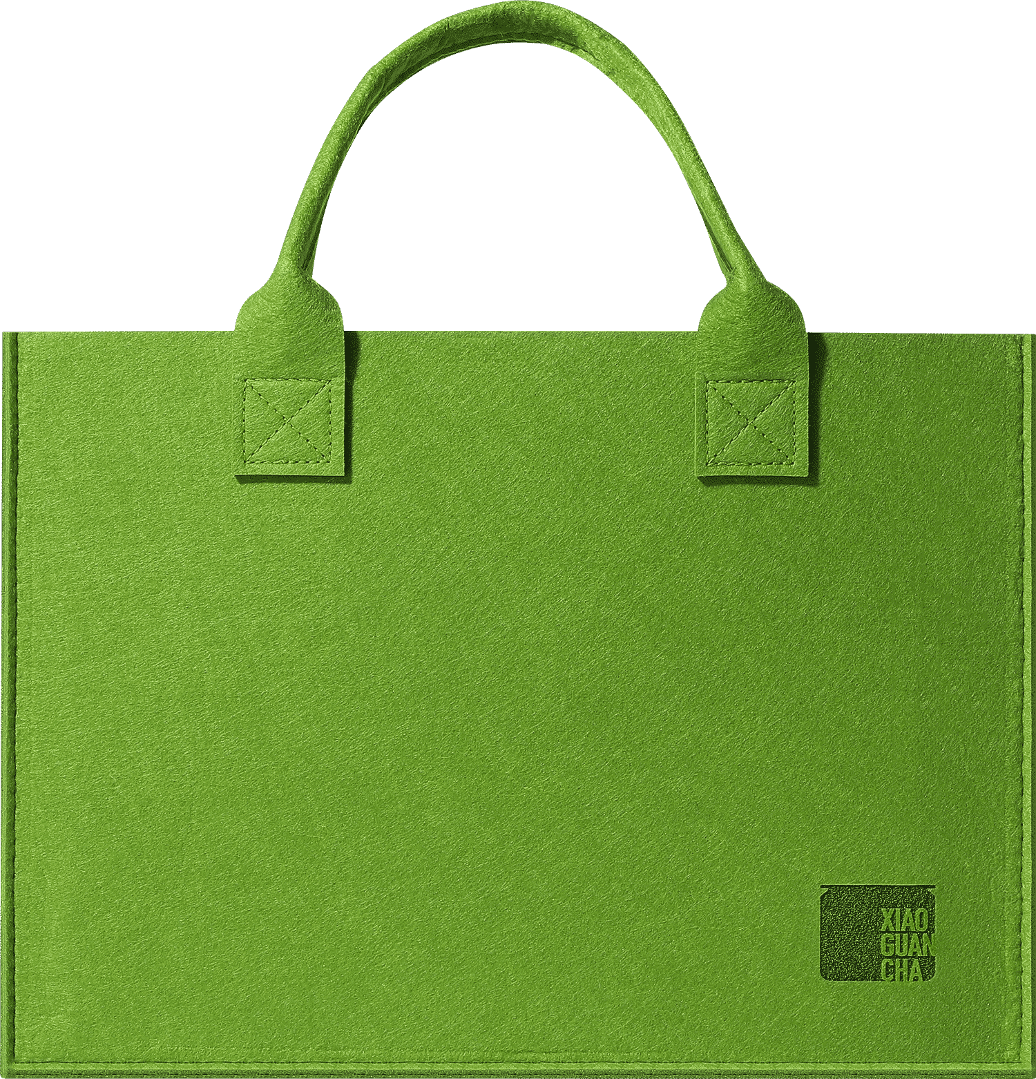 [V2等级以上兑换]小罐茶 绿色/蓝色 羊毛毡手提袋 0元兑 【积分兑换】