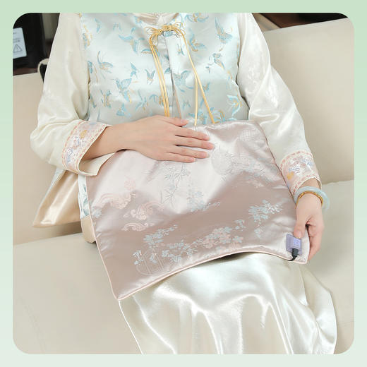 盐掌柜艾绒加热坐垫!!独家技术5v微压速热，安全又便捷， 商品图1