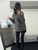 D112704针织拼接插肩袖连帽羽绒服男女同款 商品缩略图8