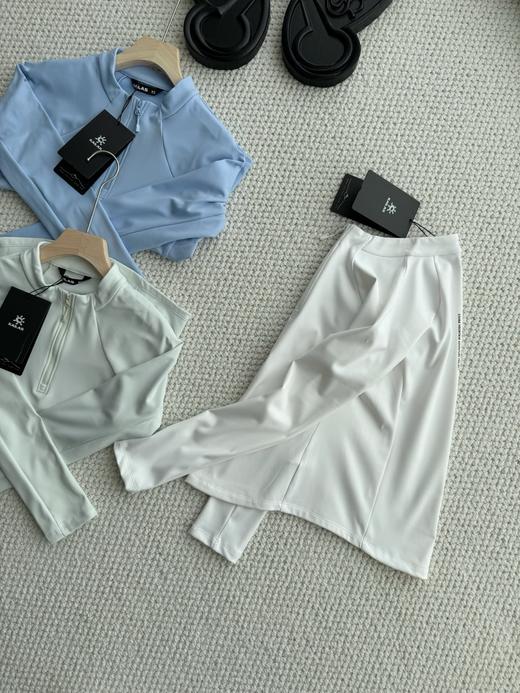 D112709秋冬2025女款加绒打底衫半拉链长袖T恤 商品图1