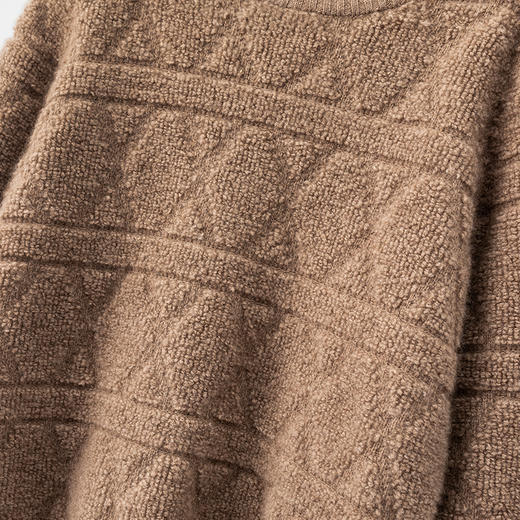 S·Y·C【D奥加厚棉袄级】100纯山羊绒重磅加厚保暖毛衣女CYR240207 商品图2