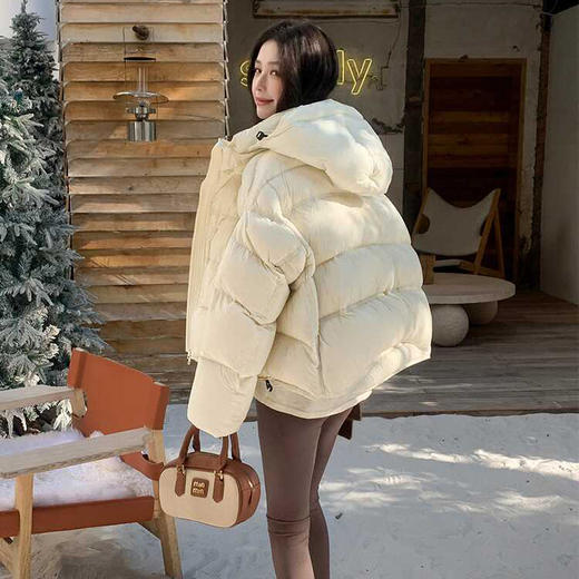 澳洲AUChris 摩登短款龟背泡芙 可拆卸 连帽羽绒服 ACYSDYP202513 商品图7