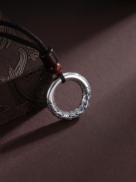 子佩集S990银【祥云瑞安】套链【CD0517】纯银仿古项链2409 商品图0