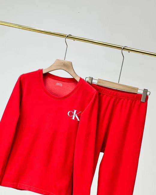 D112714限定男女情侣款本命年红保暖内衣套装 商品图9