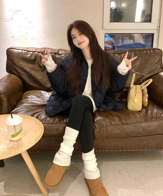 老米优品🎈3-5天！日杂风复古小棉服~《葫芦纹绗缝双面穿棉衣》 双面穿防风防水面料， 实现一衣两穿的自由！ WT251127C 商品图6