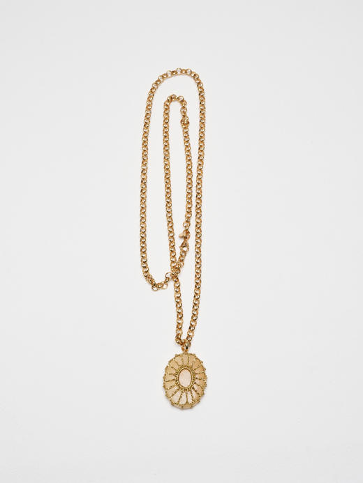 北京仓｜Boks&Baum-GOTTA L-香槟色石英 吊坠 长项链［法国设计师］ 商品图3