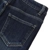 半身缘女裤 冬季脚口小五金复古九分烟管牛仔裤254202M30120109 商品缩略图3