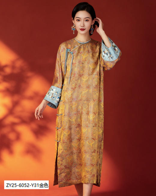 ZY25-6052连衣裙。 商品图0