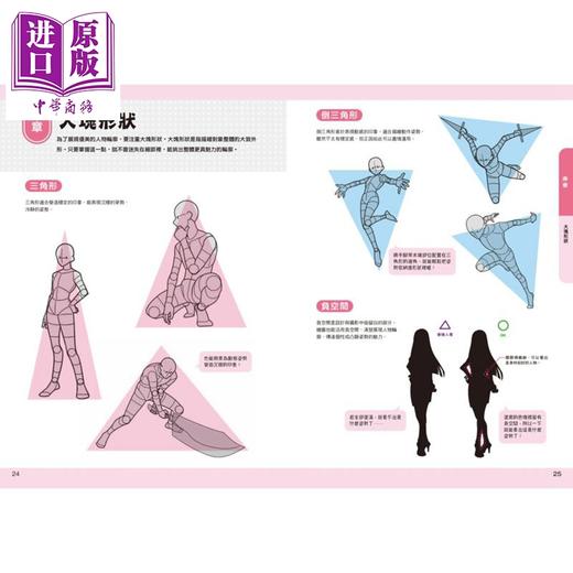 预售 【中商原版】让角色动起来 人物姿势表现全攻略 港台艺术原版 KawaiiSensei 枫书坊出版 商品图4