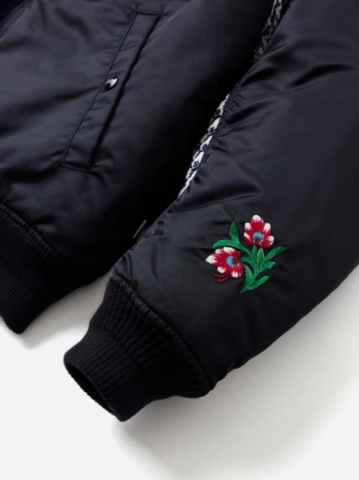 D112701暗黑先锋联名来袭！棒球领拉链加棉夹克外套 商品图11