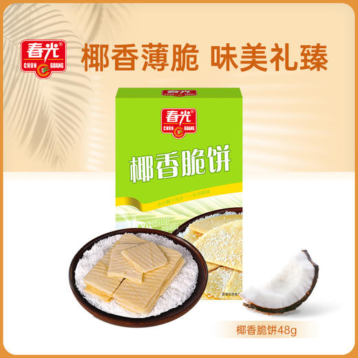 椰香脆饼48g 饼干零食 商品图0
