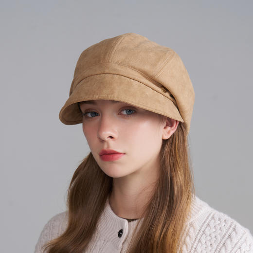 【Kenmont·卡蒙】百搭复古舒适后托蓓蕾帽显脸小 商品图2