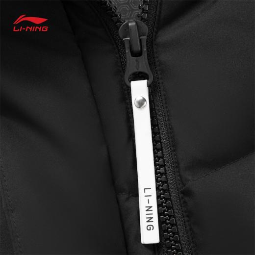 李宁女子防泼水鸭绒长羽绒服AYMV208 商品图8