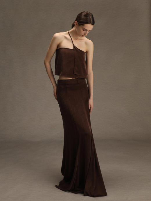 ranyepersonal｜PARADOX25SK04-2 铜氨砂洗棕色半身裙 [ 棕 ] 商品图6