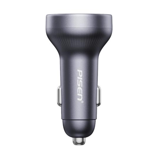 品胜 光波系列70W快充车载充电器2C1A 点烟器一拖三 支持快充/转换插头 商品图6