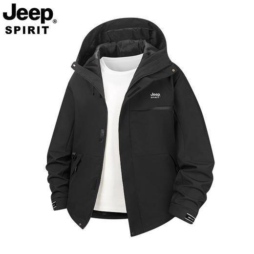 JEEP SPIRIT秋季夹克外套男士宽松新款户外防风潮流休闲服JC7630 商品图0