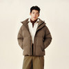 轻松羽绒|森马羽绒服男防泼水防风正肩外套情侣冬装连帽上衣青年 商品缩略图1