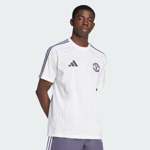 小李子正品ADIDAS阿迪达斯曼联复古风文化短袖T恤成人男JN2820 商品图2