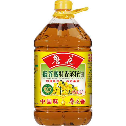 鲁花低芥酸特香菜籽油5L 商品图1