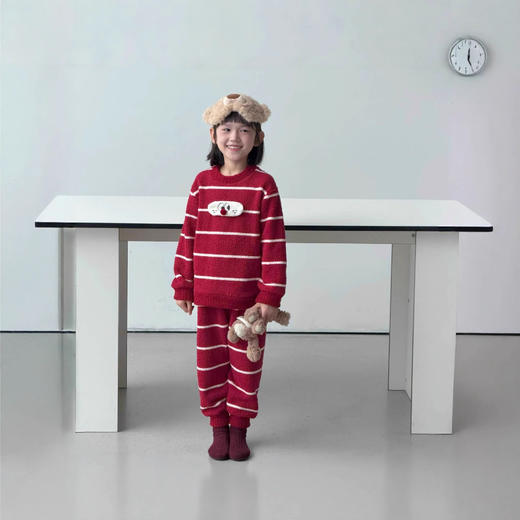 【79元起2套】秋冬儿童半边绒睡衣 男女童暖暖绒家居服套装 商品图3
