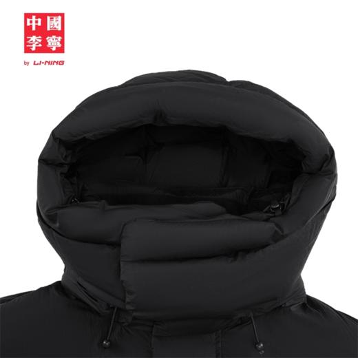 中国李宁功夫系列男子防泼水宽松95%鸭绒短羽绒服AYMV307 商品图4