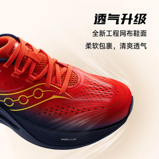Saucony索康尼 TEMPUS坦途3稳定支撑型舒适慢跑鞋训练轻量运动鞋 商品图3