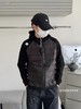 D112704针织拼接插肩袖连帽羽绒服男女同款 商品缩略图9