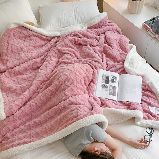 双层加厚风 塔芙绒加厚毛毯【冬季床品专场】 商品图8