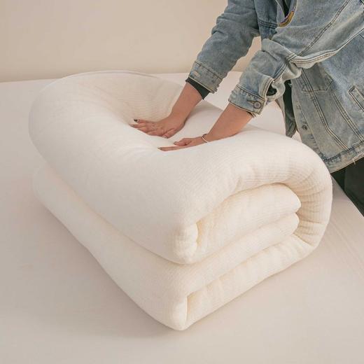 【新疆手工棉被棉花被 （白色包边）】好棉芯保暖更柔软 商品图0