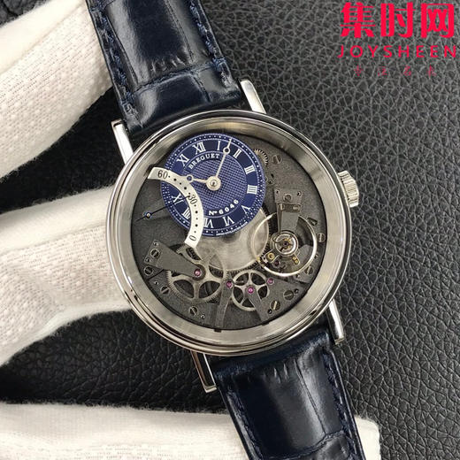 ZF宝玑Tradition传世系列 全自动逆跳秒针男士腕表！传世系列有三款可以选！玫金款7097BR/G1/9WU.蓝色款7097BB/GY/9WU灰色款7097BB/G1/9WU. 火爆来袭！ 商品图1