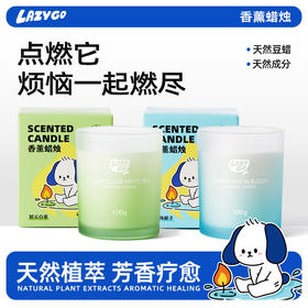 lazygo香薰蜡烛卧室持久留香