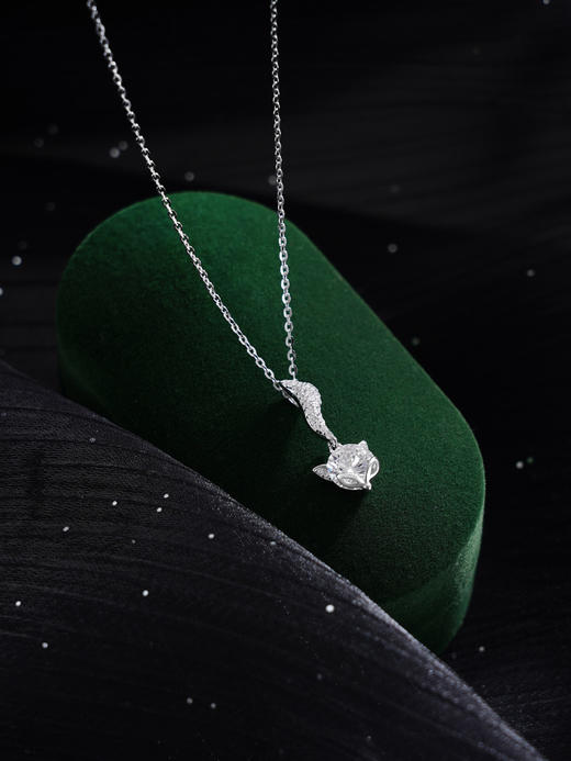 子佩集S925银【月光灵狐】套链【XL021045】纯银时尚项链狐狸2410 商品图0