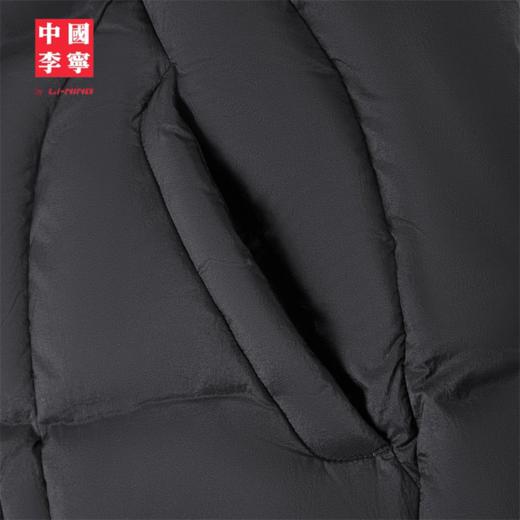 中国李宁男子反光保暖宽松90%鸭绒短羽绒服AYMV475 商品图6
