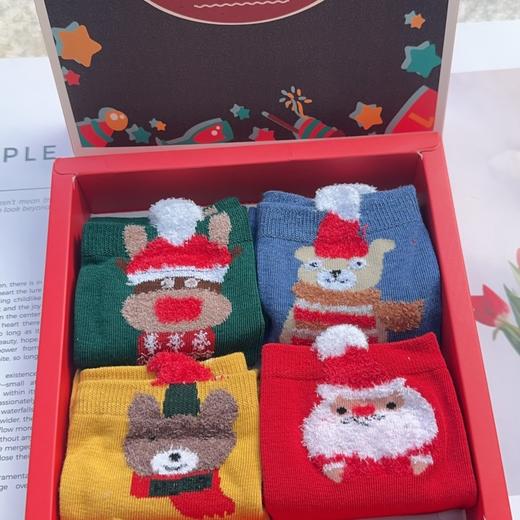 【随机发2盒 到手8双】LUIS VECENTE立体卡通圣诞袜 商品图6