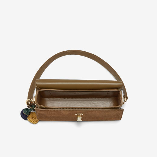 【云粉节】BF楼百思图2026春季新款腋下小方包时尚复古单肩斜挎包女JA204AX6吊牌价659.现价369 商品图2