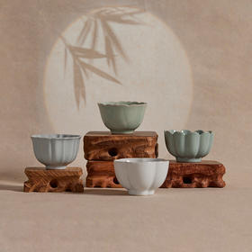 汝山明 四季杯—四季花杯套盒