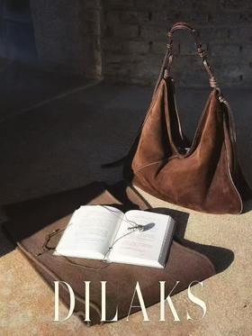 迪莱克丝麂皮挎包