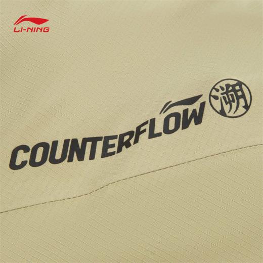 李宁户外CF溯万龙甲冲锋羽绒服黑龘男子反光防风防泼水宽松鸭绒冲锋羽绒服AYMV159 商品图7