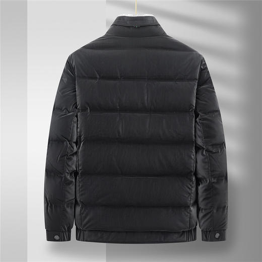 【可拆卸毛领】罗蒙冬季男士羽绒服舒适保暖毛领拉链口袋时尚休闲羽绒外套 商品图5