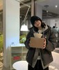 D112703冬季新款连帽拉链徽标羽绒服男女同款 商品缩略图4